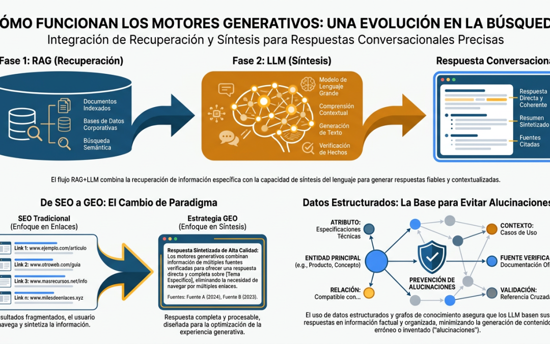 Cómo funcionan los motores generativos