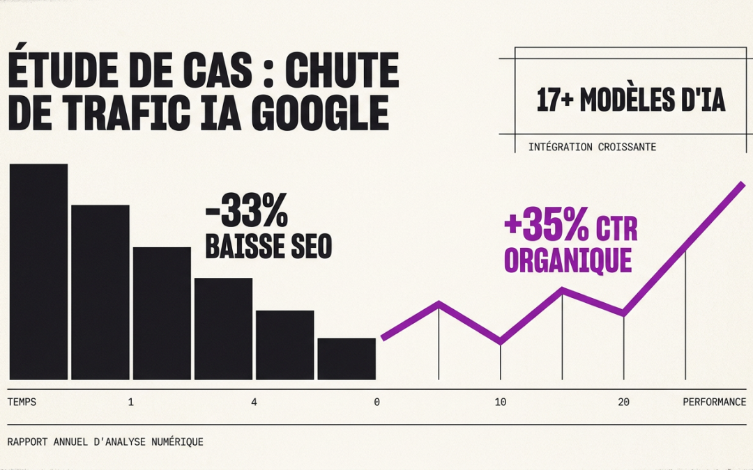 Étude de Cas 2026 : Chute de Trafic Google due aux Fausses Données IA